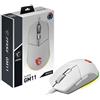 MSI MOUSE GAMING CLUTCH GM11 WHITE GAMING USB (S12-0401950-CLA)