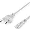 EWENT CAVO ALIMENTAZIONE EURO POWER PLUG 2 POLI M-C7F (EC1916) 1.8MT