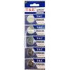 T&E BATTERIE BOTTONE 3V CR2025 SILVER CELL (5 PEZZI)