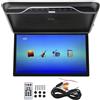 Black 19in Car Roofmount LCD Monitor Flip Down 1080P 16 Color Touch Control