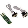 KALEA-INFORMATIQUE M.2. 2 porte seriali RS232 COM DB9 per M2 tipo PCIe, chiave M o B+M. Chipset AX99100 ASIX