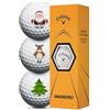 unifun Callaway Warbird - Palle da golf, confezione da 3, bianche, polibutadiene, 3 confezioni da 3 palle da golf, 1 confezione