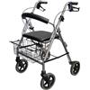 PB Pharma - ST - Rollator Aluminium 4 ruote: Innovazione e Sicurezza per Anziani - Il Deambulatore Pieghevole che Rivoluziona la Mobilità - leggero e robusto.