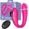 InToYou Lanty 360 Swinging & Vibrating Couple Toy with Remote Pink