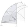 WSM Parete laterale per pensilina per biciclette WSM