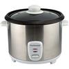 Techwood TCR-186 Cuoci Riso Multifunzione, 1.8 L, Alluminio Acciaio Inossidabile Plastica, Multicolore