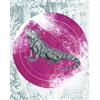 Komar WTD P077C-Poster da Parete a Forma di Cerchio, Stampa Artistica Senza Cornice, 40 x 50 cm (Larghezza x Altezza)