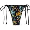Freddy Slip bikini stampa foliage tropical con chiusura a laccetti