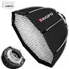 AMBITFUL Triopo - Softbox da 90 cm per fotografia, portatile, con attacco Bowens, ottagonale