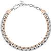 Morellato Bracciale Uomo, Collezione Motown, in Acciaio, PVD Oro rosa - SALS54