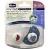 Chicco Air Blu Lumi Succhietti Silicone 16-36 Mesi 2 Pezzi