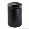 Gettacarta Con Coperchio Autoestinguente - Diam. 25 Cm. Alt. 37 Cm. - Nero