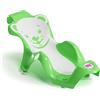 OKBABY Buddy Sdraietta Anatomica con Seduta in Gomma Antiscivolo per il Bagnetto del Neonato, 0-8 Mesi (8 kg), Verde