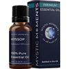 Mystic Moments | Olio essenziale Hyssop 10 ml - olio puro e naturale per diffusori, aromaterapia e massaggio miscele senza OGM vegano