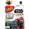 Mattel Games - UNO Star Wars The Mandalorian, Gioco di Carte per Bambini 7+ Anni, HJR23