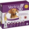 CEVA VECTRA 3D CANE 1,5/4 Kg (3 pipette) - Contro pulci, zecche e flebotomi