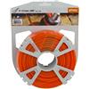 Stihl 00009302339 Filo per falciatura Rotondo, Ø 2,4 mm x 41 m, Colore: Arancione