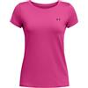 Under Armour UA HG Armour SS, T-Shirt Donna, Nero, M