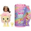 Barbie - Cutie Reveal Serie Pigiamini, bambola Chelsea con costume da leone di peluche, t-shirt e accessori, 6 sorprese cambia colore, giocattolo per bambini, 3+ anni, HKR21