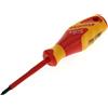 GEDORE Giravite Isolato VDE a Croce PH1, Cacciavite Isolato 1000 V, Lungo 180 mm, Utensile, VDE 2160 PH 1, Acciaio