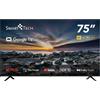 Smart Tech Smart TV 75 Pollici 4K Ultra HD DLED Quad Core Google TV DVBT2/C/S2 colore Nero - 75UG10V1