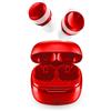 Music Sound - FLOW - Auricolare Bluetooth in-ear senza fili - Play Time 25 H - Rosso