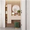 DEGHI Mobile ingresso sospeso reversibile 116x138h cm cashmere e cadiz - Clary