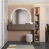 DEGHI Mobile ingresso reversibile 194x185h cm 2 colonne cashmere e pensile bronzo - Clary
