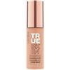 Catrice, Fondotinta idratante True Skin con acido ialuronico, make-up a lunga durata (033, Cool Almond)