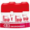 Borotalco, Deodorante Roll-on Intensivo, con Talco a Cristalli Attivi, Ipersudorazione, Senza Alcool, Profumo di Borotalco, 72h efficacia - 4 Pezzi da 50 ml - Esclusiva Amazon