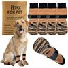Hcpet 2 Paia Calzini Antiscivolo per Cani da Interno, Calze per Cani con Doppio Silicone Antiscivolo, Migliora la Trazione su Pavimenti in Legno e Piastrelle, Morbidi e Traspiranti