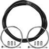 cyclingcolors Guaina freno bicicletta con cavo terminali kit anteriore posteriore compatibile con Shimano Sram città strada vtt performance, Nero