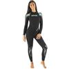 SEAC Cover Lady 5 mm, Muta da Sub monopezzo in Neoprene per Immersione Subacquea, Nero, L
