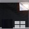 Ainiv Tessuto Oscurante Finestra, 200x145cm Tende Oscuranti per Interni, Portatile Telo Oscurante per Finestre, Si Adatta a Qualsiasi Dimensione e Forma della Finestra, con 30 Paia di Adesivo
