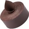 Gorgecraft 2.5m*30mm*1.6mm Cordoncino di Cuoio Piatto Largo Strisce di Cuoio Lunghe Spessore Litchi Cinturino In Finta Pelle Corde per Artigianato Fai Da Te Collari per Animali, Marrone Noce di Cocco