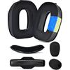 defean A40 TR Mod Kit - defean Cuscinetti di ricambio per cuffie e archetto compatibili con cuffie Astro Gaming A40 TR, cuscinetti auricolari, schiuma ad alta densità con cancellazione del rumore, aggiunto