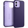 Caseology Cover Nano Pop Compatible con iPhone 12 Compatible con iPhone 12 Pro - Grape Purple