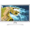 Lg Monitor TV LG 23.6" HD Ready LED DVB-T2 Classe E Bianco LG 24TQ510S-WZ