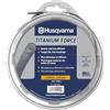 Husqvarna 639005102 Filo Trimmer Stringa 0,095 Pollici Bobina 42,7 m Titanium Force, 95 x 140', Argento
