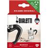 Bialetti Ricambi, Include 1 Manico con Spinotto, Compatibile con Moka Express Bialetti 6 tazze