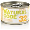 Natural Code 32 Jelly Tonno e Mirtilli per Gatti 85gr - 85 g - KIT 6x PREZZO A CONFEZIONE