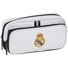 safta Tracolla con tasca esterna in Real Madrid 1ª attrezzatura 20/21, Bianco/nero, 210x60x105 mm, Astuccio tascabile