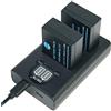 DSTE® Confezione da 2 batterie DMW-BLC12 DMW-BLC12e + kit caricabatterie rapido Dual USB per fotocamere Panasonic Lumix DMC-GH2 DMC-FZ330 DMC-FZ200 DMC-FZ200GK DMC-FZ1000 V-LUX4 Leica Q come