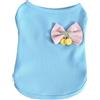 fxwtich Abbigliamento per animali domestici Estate T-shirt per animali domestici Traspirante Tinta unita Senza Maniche Collare Rotondo Piccolo Medio Cane Cucciolo Tee Shirt Vestiti Forniture per
