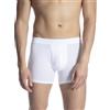 Calida Cotton Code Boxer, Bianco (Weiss 001), Small Uomo