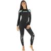 SEAC Cover Lady 5 mm, Muta da Sub monopezzo in Neoprene per Immersione Subacquea, Nero, M