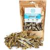 Pets Purest Snack di spratti per cani e gatti - Snack di pesce essiccato 100% naturale per cani e gatti, cuccioli e anziani - Cibo crudo ipoallergenico per animali senza glutine, cereali e lattosio