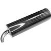 cyclingcolors Marmitta silenziatore terminale scarico carbonio e acciaio cromato 200 mm ciclomotore