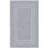 Kleine Wolke Tappeto da bagno in cotone, platino, 50 x 80 cm