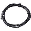 Pronomic XFXM-2.5 Cavo microfono (2,5m lunghezza, XLR female 3 poli -> XLR male 3 poli, connettori saldati a mano, resistente a acidi e oli, sgancio a fascetta) nero
